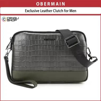 OBERMAIN Exclusive Leather Clutch for Men