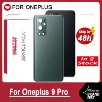 100% Original Replace For Oneplus 9 Pro 9Pro Back Battery Cover Housing Camera Frame Glass Lens LE2121 LE2125 LE2123 LE2120