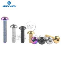 Wanyifa Titanium Bolt M5x8 10 12 15 18 20 25 30mm Allen Key for Bicycle Bottle Cage Cycling Bike Water Bottle Holder Ti Screws