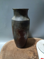 日本回流瓷器古董一陽款備前燒花瓶花入，殘器，古董備前瓶。原主