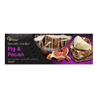 OB Finest Crackers Specialty Fig &amp; Pecan, 150g