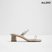 【ALDO】MANDI-簡約雙帶細緻涼跟鞋-女鞋(金色)