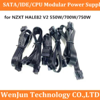 High Quality 3 IDE/ 3 SATA/ CPU 8Pin/ PCIE Dual 8pin Modular Power Supply Cable for NZXT HALE82 V2 550W/700W/750W