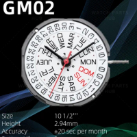 New Genuine Miyota GM02 Watch Movement Citizen Original Quartz Mouvement GM00 Automatic Movement 3 Hands watch parts
