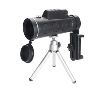 Teleskop Jarak Jauh, Zum 1000x, Penglihatan HD, 40x60, hitam