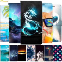 Fashion Print Cover For Sony Xperia 1 IV Wallet Bags Leather Card Flip Cover For Sony Xperia 1 III II Case 1III Stand Funda Cute