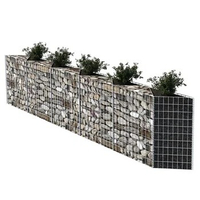 Galvanized steel gabion basket stone cage basket 300x30x100 cm for residential and commercial landscape design
