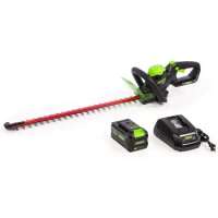 Greenworks 40V 24" Cordless Hedge Trimmer, 3.0Ah Battery and Charger Included