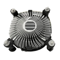 CPU Cooling Fan Radiator Heatsink CPU Cooler Hydraulic Bearing 2400 RPM For LGA 775 1150 1155 1156 1151