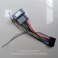 Soket PNP Honda Jazz GE8 ke Head Unit Asuka AK1000/ Asuka AK 1000/ Asuka AK-1000
