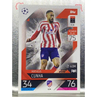 การ์ดนักฟุตบอล Matheus Cunha 2022/23 การ์ดสะสม Atletico de madrid แอตมาดริด การ์ดนักเตะ แอตเลติโก้ ม