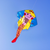 超大美人魚公主造型風箏(362*236)(全配/附150米輪盤線)【888便利購】
