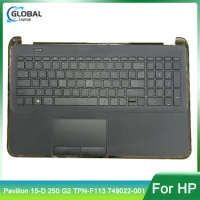 New US Keyboard for HP Pavilion 15-D 250 G2 TPN-F113 Laptop Palmrest Upper Case Cover Notebook Keyboard Housing US 749022-001