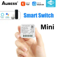 Smart Life Smart Light Switch Remote Control Mini Switch Module Smart Home Wireless Breaker Tuya Sanrt Wifi