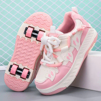 Heelys Perempuan, Heelys Lelaki, Kasut Roda Sukan Empat Roda Kanak-kanak Baharu, Untuk Kanak-kanak B