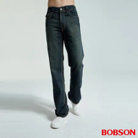 BOBSON 男款中直筒牛仔褲(1706-77)