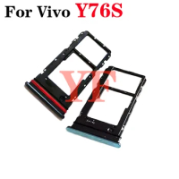 For Vivo Y76 Y76S Y74S Y50 Y51A Y31 Y53 Y52S Y53S Y31S Y72 5G 2021 2020 Sim Card Slot Tray Holder Sim Card Repair Parts