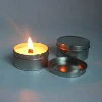 Soy Wax Candle Natural Plant Eco Friendly Bougie With Scented Tinplate Cans Package Candles Pollution Free SN3570