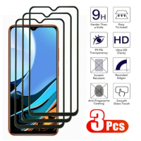 3Pcs Protective Glass For Xiaomi Redmi 9A 9C 10A 10C Tempered Screen Protector Redmi Note 9 10 Pro Max 9T 10T Glass Film Cover