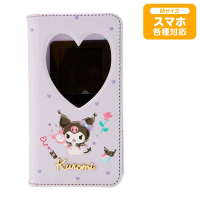 真愛日本 多機型手機套 庫洛米 愛心 手機保護殼 手機保護套 保護 皮套 翻蓋 3c用品