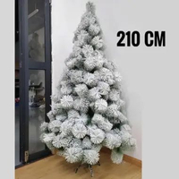 [ 210 CM ] Pohon Natal Salju Lebat FORENZA Christmas Tree Besar Pohon Cemara Dekorasi Hiasan Pohon T