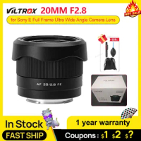 VILTROX 20mm F2.8 Full Frame Ultra Wide Angle Camera Lens for Sony E Auto Focus VLOG Lens For Sony ZV-E1 A7RV ZV-E10 A7C FX30