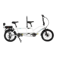 20 inche Meghna Folding Tandem Bike City Tandem Bicycle, Adult Beach Cruiser Shimano 7-Speeds Foldable MTB 2 peoples DIY bikes
