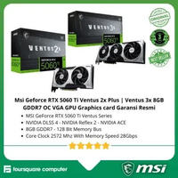 Msi Geforce RTX 5060 Ti Ventus 2x Plus | Ventus 3x 8GB GDDR7 OC VGA GPU Graphics card Garansi Resmi