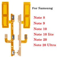 1pcs For Samsung Galaxy Note 8 9 10 20 lite Pro Ultra Power Button Switch On Off Button Key Flex Cable