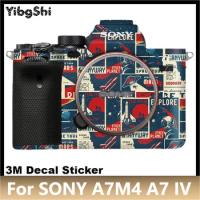 For SONY A7M4 A7 IV Anti-Scratch Camera Sticker Protective Film Body Protector Skin ILCE-7M4 ILCE7M4 7M4