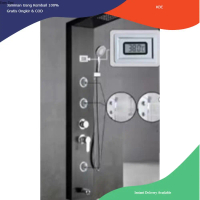 Perlengkapan Kamar Mandi Toilet Inner Shower Mandi Waterfall Panel Digital Display Wall Mounted - IN