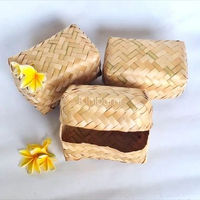 Besek Persegi Panjang Bambu Souvernir Hampers Besek Anyaman Bambu 10 x 20 cm