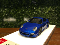 1/43 MakeUp Porsche 911 (997) Turbo 2010 Blue EM619C【MGM】