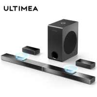 ULTIMEA 520W 5.1.2 Soundbar with Dolby Atmos for Smart TV,4K HDR Pass-through,Home Theater Wireless Bluetooth Soundbar Speakers