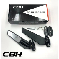 Spion Winglet Full Cnc Untuk Motor Fairing Kemasan Busa Stealth Model Rizoma F22 Black