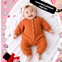 Jumpsuit Bayi Diamond 0-12 Bulan Unisex - Pakaian Bayi Unisex
