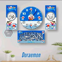 Jam Dinding Karakter Bulat Lucu 1 set Murah