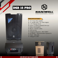 SPEAKER AKTIF HARDWELL DSR 15PRO (15 inch) ORIGINAL