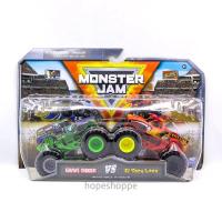 Monster Jam Grave Digger vs El Toro Loco Series 24 Diecast Monster Trucks Original Spin Master