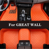 HLFNTF Full Surround Custom Car Floor Mat For GREAT WALL M1 M2 M4 Hover H3 Hover H6 X200 Waterproof Car Accessories