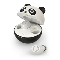 【Jinpei 錦沛】黑白熊貓 無線藍牙耳機 入耳式藍牙5.0 JE-04B