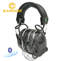 EARMOR C51 Wireless Bluetooth voice pickup and noise reduction headset Tactical communications headset shooting earmuffsNRR26