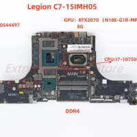 LA-J561P motherboard is suitable for Lenovo laptop C7-15IMH05 CPU: I7-10th GPU: RTX2070/2070S RTX2080/2080S 8G 100% test OK