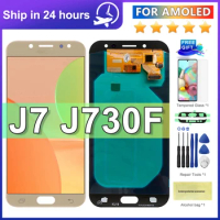 5.5" For AMOLED Display For SAMSUNG J7 Pro 2017 J730 J730F LCD Touch Screen Digitizer Assembly Replacement