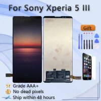 6.1" OEM LCD For SONY Xperia 5 III Display LCD XQBQ62/G, XQBQ52G XQBQ52B XQ-BQ72 Touch Screen Digitizer OLED monitor frame