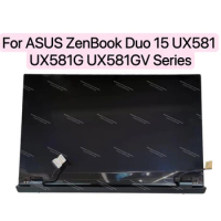 Original 15.6'' Laptop Full Assembly For ASUS ZenBook Duo 15 UX581 UX581G UX581GV OLED Display Panel Touch Screen Assembly