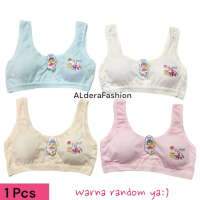 (1 PCS) Young Curves Bra Remaja ABG Perempuan Miniset Remaja Busa Warna Polos Dan Motif Tali Besar &