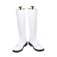 Denji Sentai Megaranger Cosplay Shoes Super sentai White Boots Cosplay Shoes Custom Size
