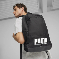 【PUMA】Plus Backback 後背包 黑 大空間 可調背帶 軟墊 筆電包 背包(09034601)