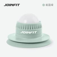 JOINFIT吸附式滾動筋膜球肌肉鬆弛按摩球腰部頸椎脊椎背部足底球-菘藍綠 均碼-款式3